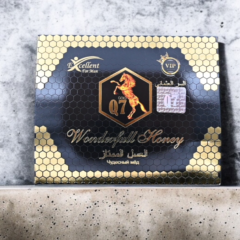 Q7 Gold Wonderful Honey Epimedium Macun 12 сашета x 15гр |