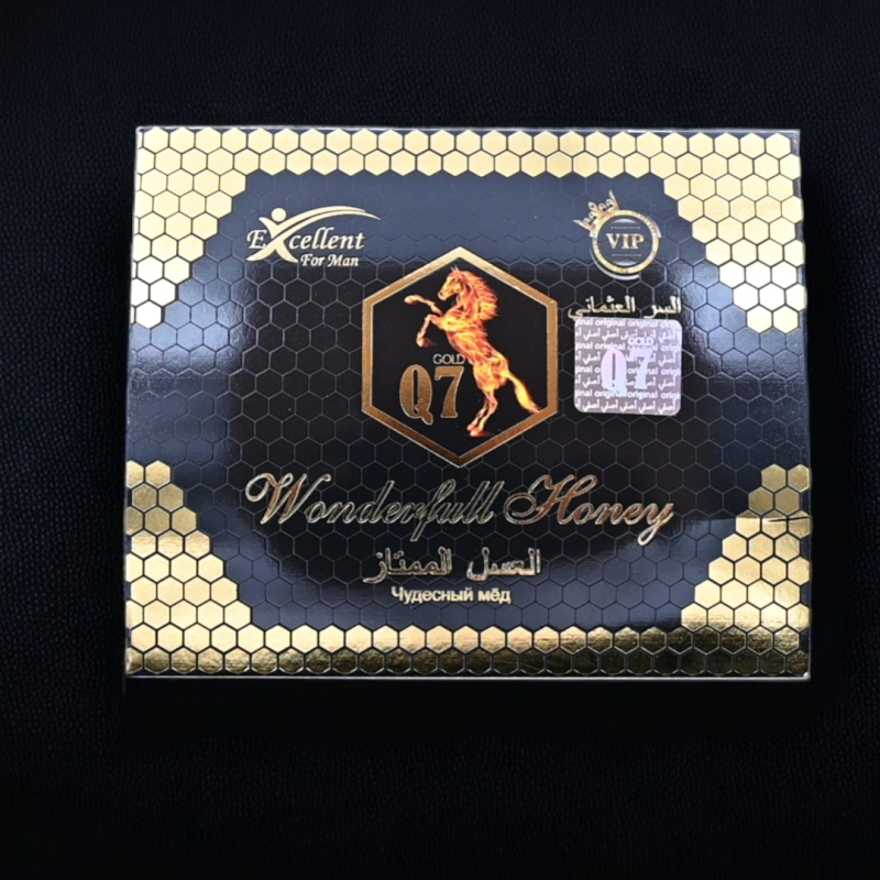 Q7 Gold Wonderful Honey Epimedium Macun 12 сашета x 15гр |