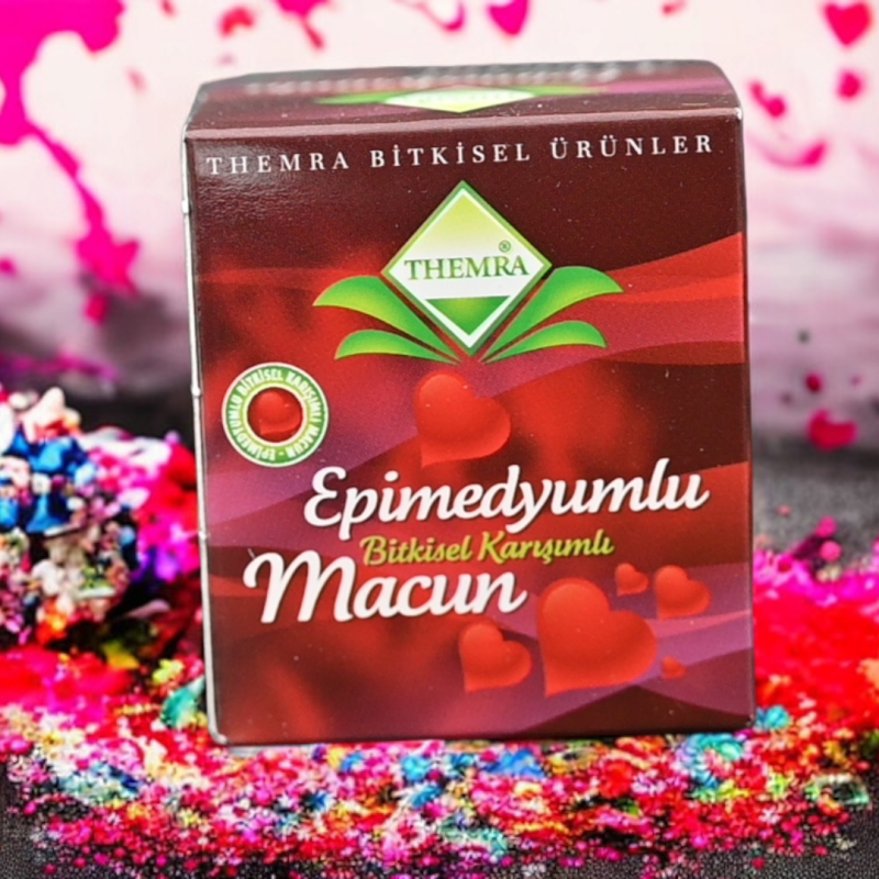 Herbal paste Epimedium Macun Themra for natural energy and vitality, made with potent ingredients for wellness, dietary supplement