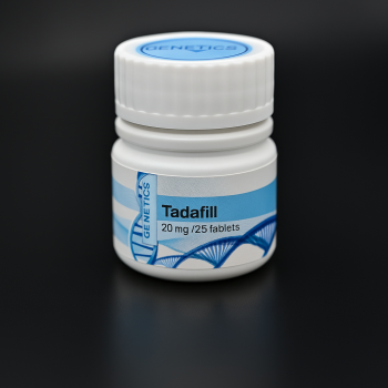 Tadalafil from Genetics Pharmacy 20 mg/ml, 25 tablets