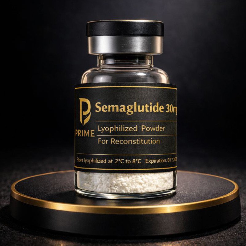 Semaglutide 30 mg Praim injection for diabetes management – effective weight loss solution with sleek packaging.