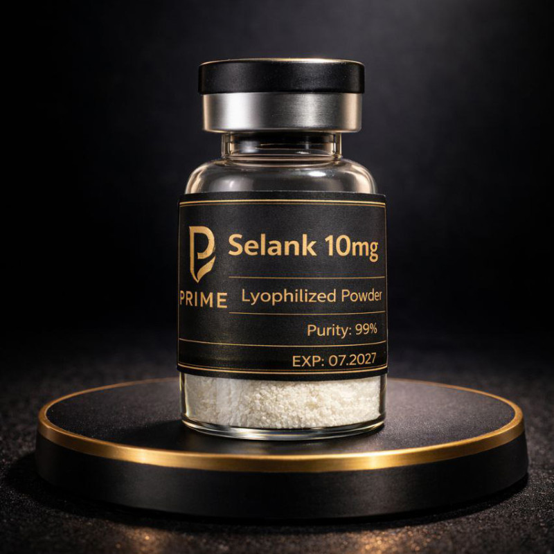 Selank 10mg neuropeptide for improved focus, stress relief, and emotional balance - advanced nootropic supplement